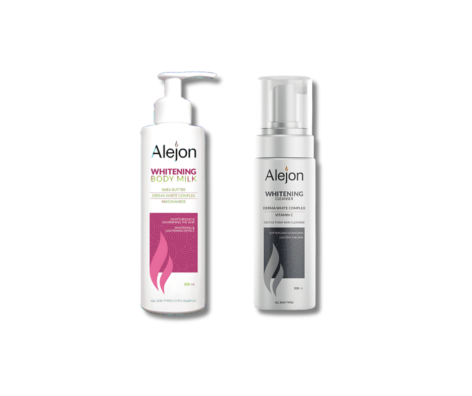 اليجون بادي لوشن تفتيح 200 مل + اليجون غسول تفتيح للبشرة 200 مل عرض